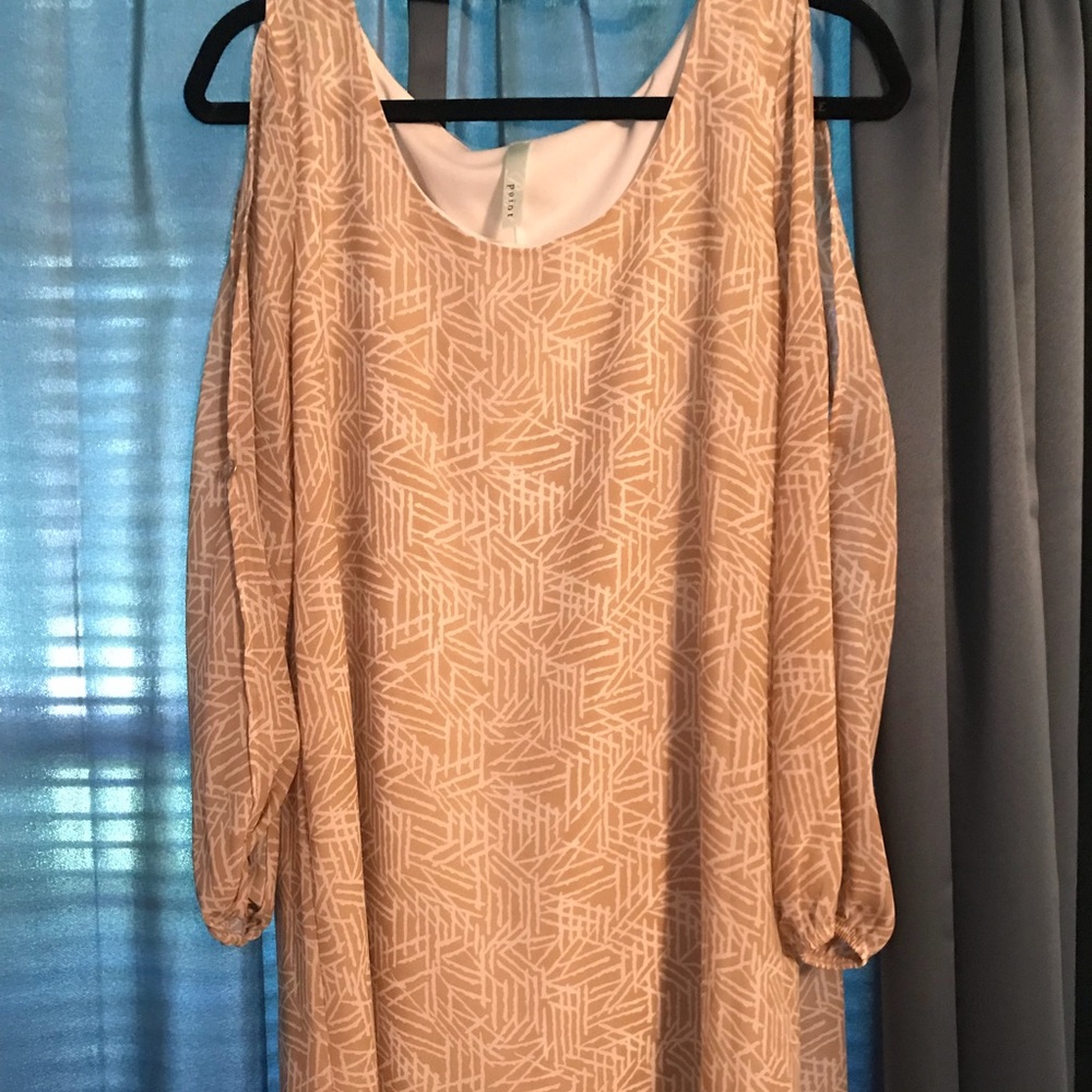 Cute and casual mid length flowy dress